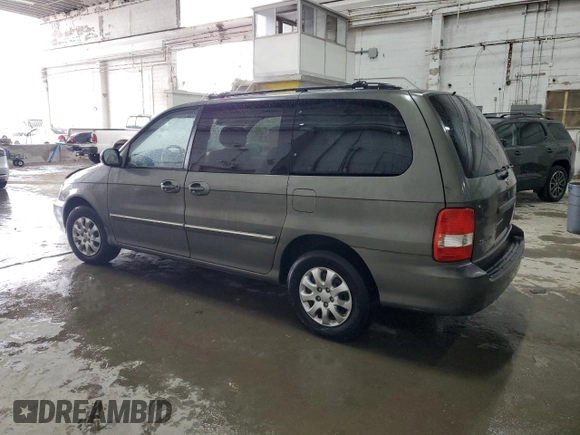 2005 Kia Sedona LX with VIN KNDUP132656723226, listed as a Copart auction lot 52886115 with 0 mi miles and Salvage Title. Bid and sale history available at carsss.com. Image 2.