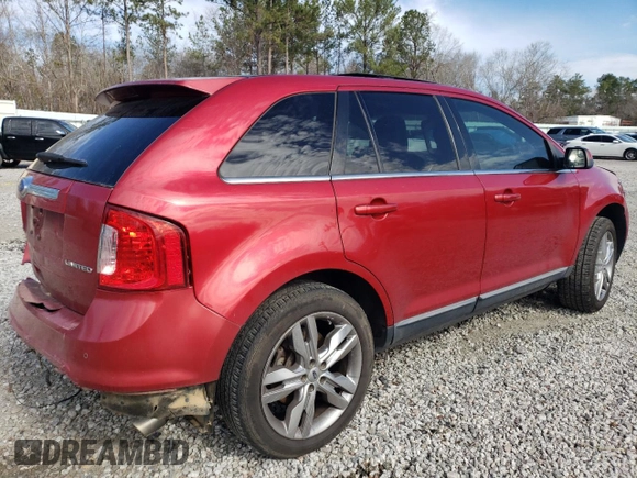2011 Ford Edge Limited with VIN 2FMDK3KC5BBB13850, listed as a Copart auction lot 46531015 with 181,390 mi miles and Salvage Title. Bid and sale history available at carsss.com. Image 3.