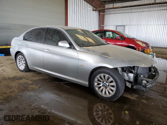 2009 BMW 3 Series 328i with VIN WBAPH77529NL82255, listed as a Copart auction lot 45608355 with 110,097 mi miles and Salvage Title. Bid and sale history available at carsss.com. Image 4.