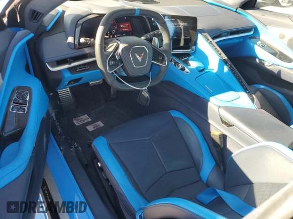 2022 Chevrolet Corvette 3LT z VIN 1G1YC2D42N5111848, wystawiony jako Copart lot #82081144 z przebiegiem 4 874 mil mil oraz Szkoda całkowita • Salvage title. Historia ofert i sprzedaży dostępna na DreamBid. Obrazek 8.