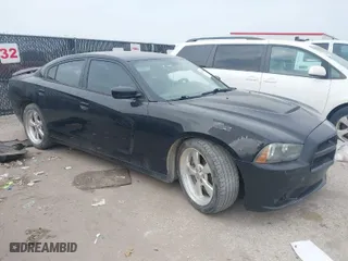 2013 Dodge Charger SXT Plus with VIN 2C3CDXHG4DH574361, listed as a IAAI auction lot 42048854 with 178,735 mi miles. Bid and sale history available at carsss.com. Image 1.