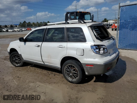 2005 Mitsubishi Outlander LS with VIN JA4LX31FX5U021252, listed as a Copart auction lot 78916834 with 169,790 mi miles and Salvage Title. Bid and sale history available at carsss.com. Image 2.
