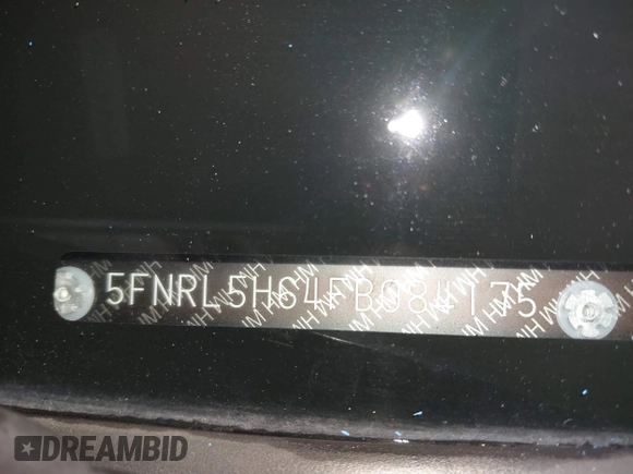 2015 Honda Odyssey EX-L with VIN 5FNRL5H64FB084175, listed as a IAAI auction lot 41943540 with 67,902 mi miles and . Bid and sale history available at carsss.com. Image 9.