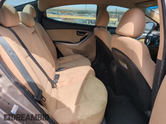 2013 Hyundai Elantra GLS with VIN 5NPDH4AE4DH454286, listed as a Copart auction lot 61671825 with 155,667 mi miles and Salvage title. Bid and sale history available at DreamBid. Image 10.