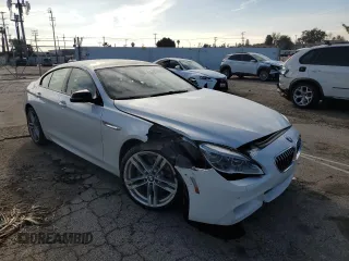 2016 BMW 6 Series 640i with VIN WBA6D0C56GG432743, listed as a Copart auction lot 46431904 with 98,208 mi miles. Bid and sale history available at carsss.com. Image 4.
