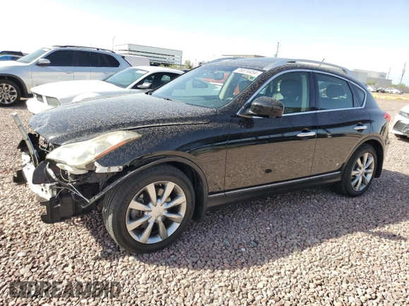 2011 Infiniti EX Journey with VIN JN1AJ0HR5BM853173, listed as a Copart auction lot 76374454 with 112,513 mi miles and Salvage Title. Bid and sale history available at DreamBid. Image 1.