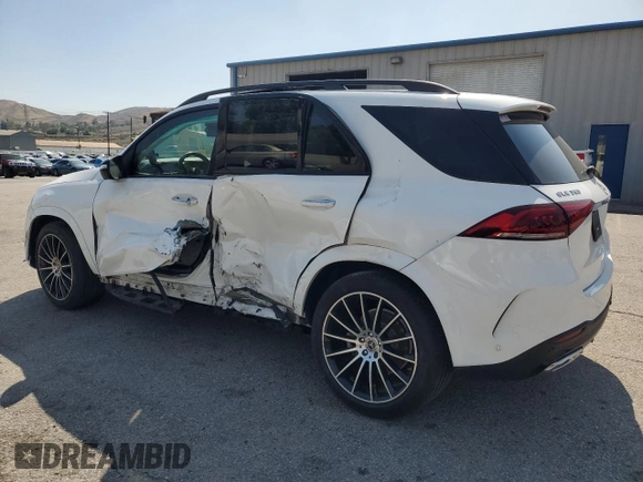 2021 Mercedes-Benz GLE 350 with VIN 4JGFB4KB8MA436066, listed as a Copart auction lot 45682765 with 20,515 mi miles and Salvage title. Bid and sale history available at DreamBid. Image 2.