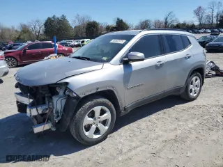 2018 Jeep Compass Latitude with VIN 3C4NJCBB4JT233760, listed as a Copart auction lot 50382975 with 127,056 mi miles and Salvage Title. Bid and sale history available at carsss.com. Image 1.