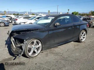 2008 BMW 1 Series 135i with VIN WBAUC73528VF25780, listed as a Copart auction lot 85564244 with 94,644 mi miles and Salvage Title. Bid and sale history available at carsss.com. Image 1.