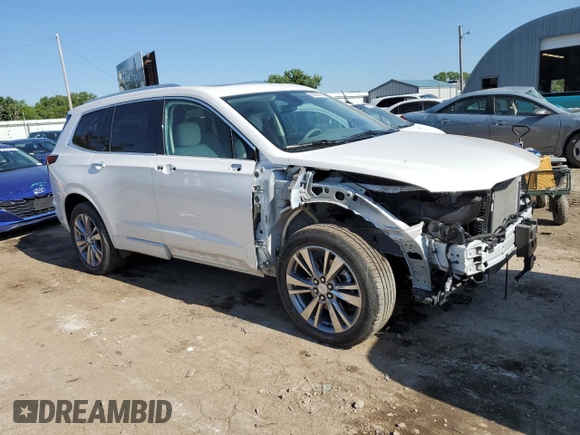 2024 Cadillac XT6 AWD Premium Luxury с VIN 1GYKPDRSXRZ715368, выставлен на аукционе Copart как лот 58386365 с пробегом 13 170 миль миль и Списание • Salvage title. История ставок и продаж доступна на DreamBid. Изображение 4.