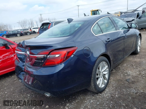 2016 Buick Regal Premium II with VIN 2G4GS5GX8G9202301, listed as a IAAI auction lot 41983501 with 65,480 mi miles and . Bid and sale history available at DreamBid. Image 4.