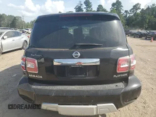 2017 Nissan Armada SV with VIN JN8AY2ND4H9009946, listed as a Copart auction lot 64395354 with 182,409 mi miles and Salvage Title. Bid and sale history available at carsss.com. Image 6.