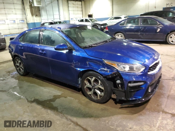 2021 Kia Forte LXS with VIN 3KPF24AD5ME297440, listed as a Copart auction lot 85517224 with 83,534 mi miles and Salvage Title. Bid and sale history available at carsss.com. Image 4.