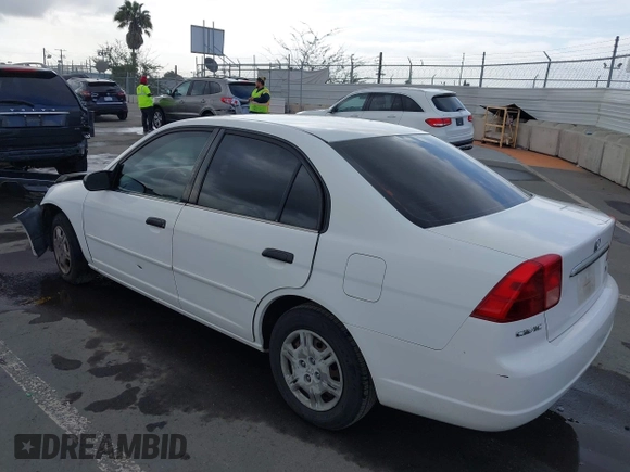 2001 Honda Civic LX with VIN JHMES16581S004567, listed as a IAAI auction lot 41914042 with 179,095 mi miles and . Bid and sale history available at carsss.com. Image 3.