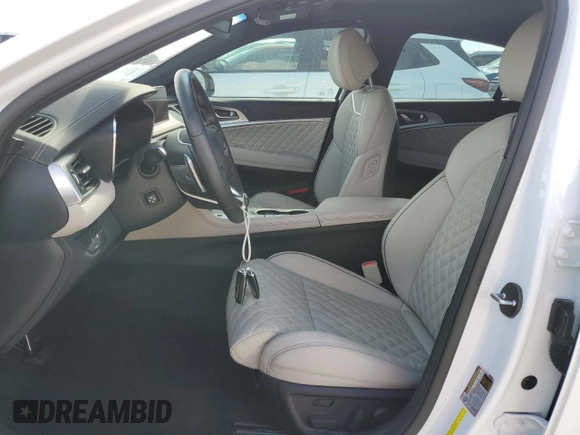 2022 Genesis G70 3.3T with VIN KMTG54TE1NU101029, listed as a Copart auction lot 74693774 with 0 mi miles and Non Repairable. Bid and sale history available at carsss.com. Image 7.