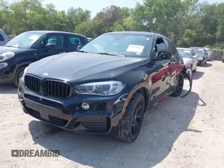 2018 BMW X6 xDrive50i with VIN 5UXKU6C58J0W39038, listed as a IAAI auction lot 40025654 with 106,080 mi miles. Bid and sale history available at carsss.com. Image 17.