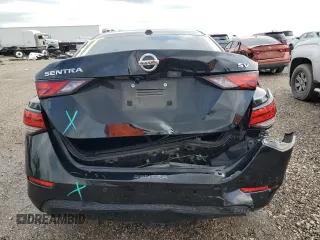 2022 Nissan Sentra SV with VIN 3N1AB8CV2NY207445, listed as a Copart auction lot 50998375 with 19,522 mi miles and Salvage Title. Bid and sale history available at carsss.com. Image 6.