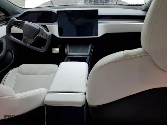 2022 Tesla Model S Plaid with VIN 5YJSA1E62NF490541, listed as a Copart auction lot 51149205 with Not provided miles and Salvage title. Bid and sale history available at DreamBid. Image 8.