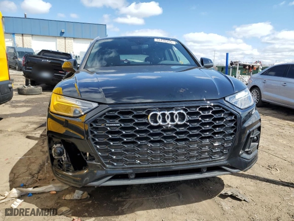 2022 Audi Q5 Sportback S line Premium Plus with VIN WA15AAFY0N2007820, listed as a Copart auction lot 51430355 with 29,057 mi miles and Clean Title. Bid and sale history available at carsss.com. Image 5.