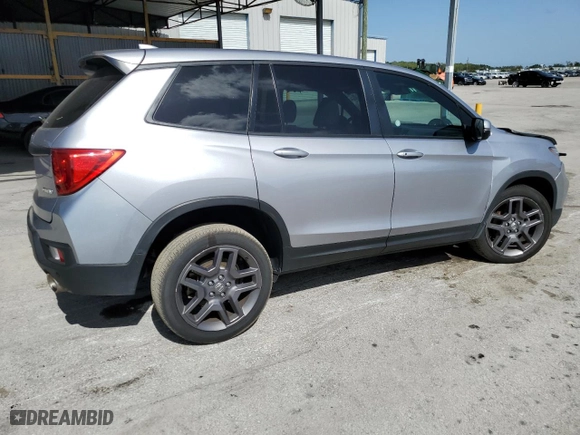 2022 Honda Passport EX-L with VIN 5FNYF8H50NB018717, listed as a Copart auction lot 65234043 with 30,005 mi miles. Bid and sale history available at carsss.com. Image 3.