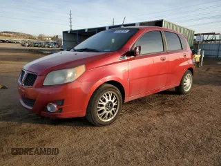 2009 Pontiac G3 with VIN KL2TD66E69B648552, listed as a Copart auction lot 86128754 with 122,723 mi miles and Salvage Title. Bid and sale history available at DreamBid. Image 1.