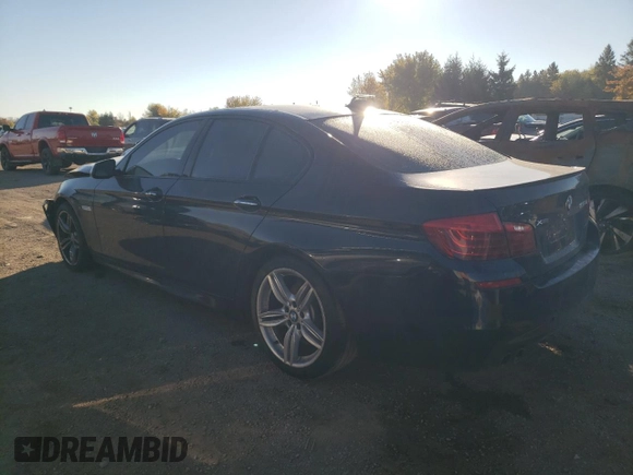 2015 BMW 5 Series 535d xDrive with VIN WBAFV3C56FD686970, listed as a Copart auction lot 75275664 with 228,496 mi miles and Salvage title. Bid and sale history available at DreamBid. Image 2.