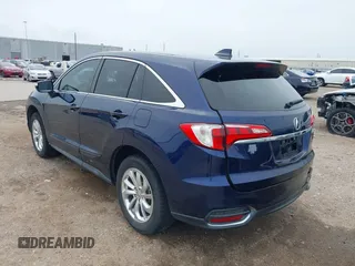 2017 Acura RDX w/Technology Pkg with VIN 5J8TB3H55HL018465, listed as a IAAI auction lot 41869076 with 97,359 mi miles. Bid and sale history available at carsss.com. Image 3.