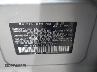 2014 Subaru Forester XT Touring with VIN JF2SJGPC2EH458390, listed as a IAAI auction lot 41923959 with 113,170 mi miles and . Bid and sale history available at DreamBid. Image 9.