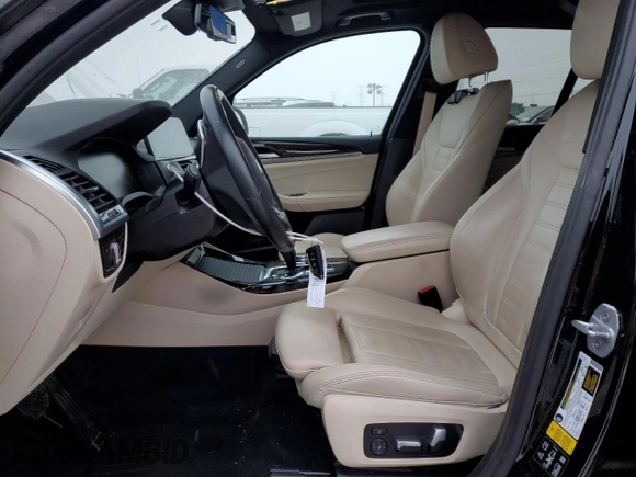 2020 BMW X3 xDrive30i z VIN 5UXTY5C0XL9B89692, wystawiony jako Copart lot #43006555 z przebiegiem 44 757 mil mil oraz Szkody całkowita. Historia ofert i sprzedaży dostępna na DreamBid. Obrazek 7.