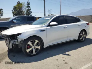 2018 Kia Optima SX with VIN 5XXGW4L21JG248467, listed as a Copart auction lot 62944715 with 55,829 mi miles and Salvage title. Bid and sale history available at DreamBid. Image 1.