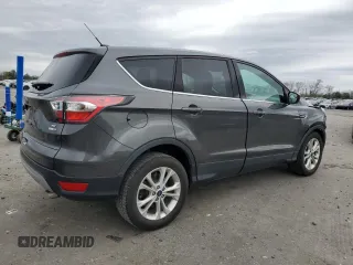 2017 Ford Escape SE with VIN 1FMCU9GD7HUA10460, listed as a Copart auction lot 51753655 with 109,494 mi miles and Salvage Title. Bid and sale history available at DreamBid. Image 3.