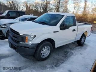 2019 Ford F-150 XL with VIN 1FTMF1CB6KKE99428, listed as a Copart auction lot 45852485 with 28,091 mi miles and Salvage Title. Bid and sale history available at carsss.com. Image 1.