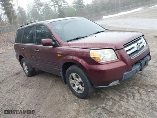 2008 Honda Pilot SE with VIN 5FNYF28358B002741, listed as a IAAI auction lot 41834052 with 248,830 mi miles. Bid and sale history available at carsss.com. Image 1.