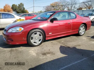 2007 Chevrolet Monte Carlo SS with VIN 2G1WL15C379186636, listed as a Copart auction lot 77616774 with 87,831 mi miles and Salvage Title. Bid and sale history available at carsss.com. Image 1.