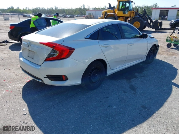 2019 Honda Civic Sedan LX with VIN 2HGFC2F60KH515136, listed as a IAAI auction lot 41794716 with 57,747 mi miles. Bid and sale history available at carsss.com. Image 4.