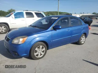 2010 Kia Rio LX with VIN KNADH4A35A6635429, listed as a Copart auction lot 53266835 with 110,615 mi miles and Salvage Title. Bid and sale history available at carsss.com. Image 1.