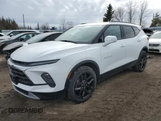 2024 Chevrolet Blazer LT z VIN 3GNKBJRSXRS209546, wystawiony jako Copart lot #48401945 z przebiegiem 7 025 mil mil oraz Szkoda całkowita • Salvage title. Historia ofert i sprzedaży dostępna na DreamBid. Obrazek 1.