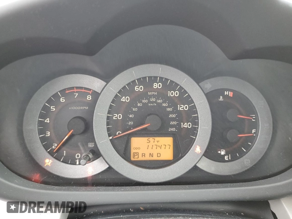 2010 Toyota RAV4 Ltd with VIN JTMDK4DV3AD013246, listed as a Copart auction lot 51169975 with 117,477 mi miles and Salvage Title. Bid and sale history available at carsss.com. Image 9.
