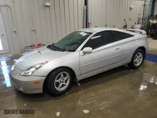 2002 Toyota Celica GT with VIN JTDDR32T620126575, listed as a Copart auction lot 45710385 with 55,418 mi miles and Clean Title. Bid and sale history available at carsss.com. Image 1.