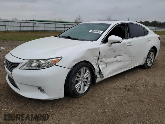 2014 Lexus ES with VIN JTHBK1GG2E2138953, listed as a Copart auction lot 45908925 with 185,896 mi miles and Salvage Title. Bid and sale history available at carsss.com. Image 1.