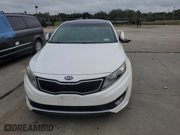 2013 Kia Optima Hybrid LX with VIN KNAGM4AD0D5045263, listed as a Copart auction lot 75125224 with 0 mi miles and Salvage Title. Bid and sale history available at carsss.com. Image 5.