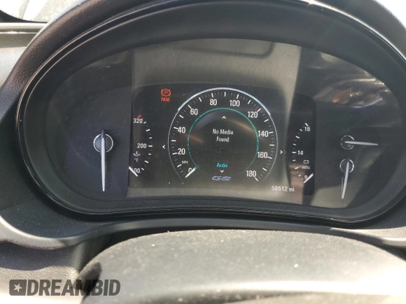 2016 Buick Regal GS with VIN 2G4GU5GXXG9201693, listed as a Copart auction lot 67313454 with 58,612 mi miles and Salvage Title. Bid and sale history available at carsss.com. Image 9.