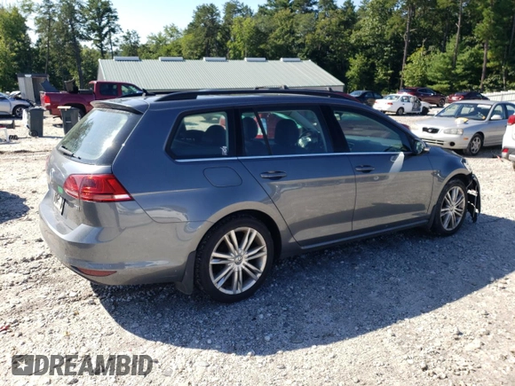 2015 Volkswagen Golf SportWagen TDI SE with VIN 3VWCA7AU9FM512010, listed as a Copart auction lot 68118573 with 124,313 mi miles. Bid and sale history available at carsss.com. Image 3.