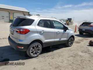 2019 Ford EcoSport Titanium z VIN MAJ6S3KL7KC293853, wystawiony jako Copart lot #70006234 z przebiegiem 65 752 mil mil oraz Szkoda całkowita • Salvage title. Historia ofert i sprzedaży dostępna na DreamBid. Obrazek 3.