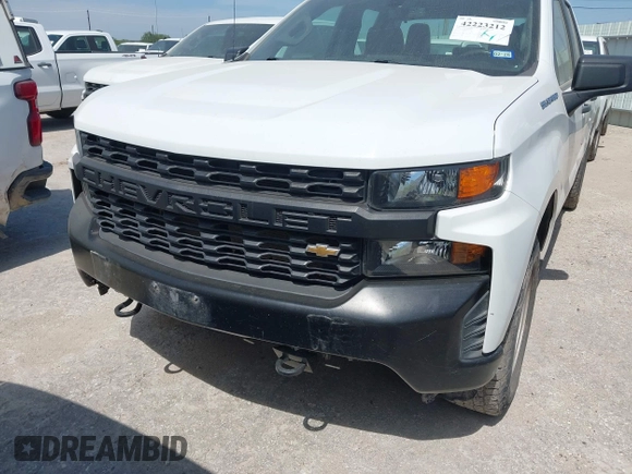 2021 Chevrolet Silverado 1500 Work Truck with VIN 1GCRYAEF9MZ211203, listed as a IAAI auction lot 42223212 with 81,454 mi miles and . Bid and sale history available at DreamBid. Image 12.