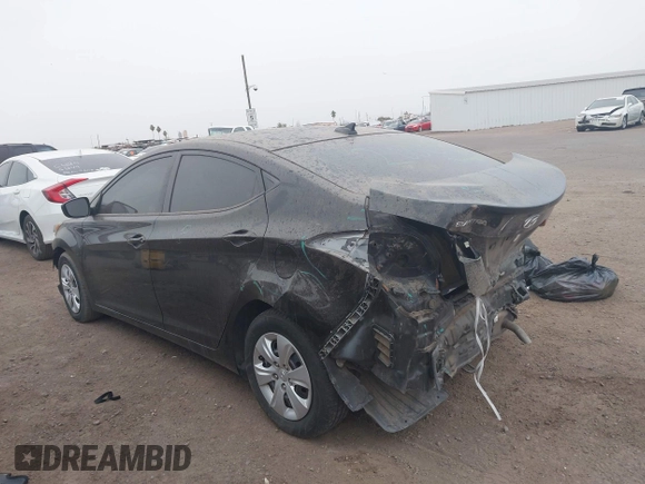 2016 Hyundai Elantra SE with VIN 5NPDH4AE5GH688876, listed as a IAAI auction lot 41545604 with 141,138 mi miles. Bid and sale history available at carsss.com. Image 3.