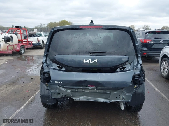 2025 Kia Soul LX with VIN KNDJ23AU0S7245733, listed as a IAAI auction lot 41845570 with 6,561 mi miles. Bid and sale history available at carsss.com. Image 16.