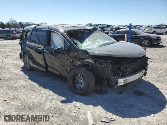 2022 Toyota Sienna XLE with VIN 5TDYRKEC8NS106689, listed as a Copart auction lot 49428235 with 115,719 mi miles and Salvage Title. Bid and sale history available at carsss.com. Image 4.