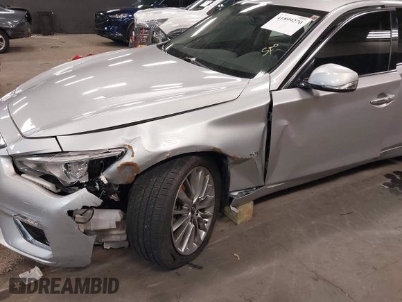2018 Infiniti Q50 3.0t Luxe with VIN JN1EV7AR1JM430680, listed as a IAAI auction lot 41899270 with Not Provided miles. Bid and sale history available at carsss.com. Image 6.