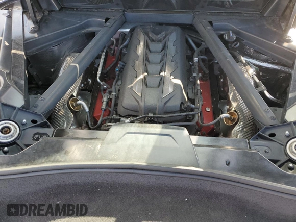 2020 Chevrolet Corvette 2LT with VIN 1G1Y72D49L5107457, listed as a Copart auction lot 42349555 with 25,268 mi miles and Salvage Title. Bid and sale history available at carsss.com. Image 11.